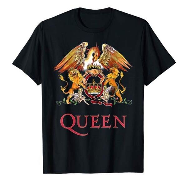 Queen Official Classic Crest T-Shirt Tee, Size Medium - Picture 1 of 4